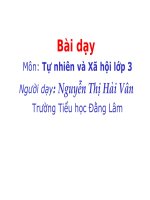 tunhienxahoi lớp 3- Tỉnh thành phố nơi bạn đang sống