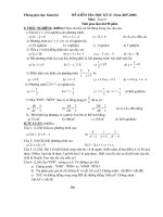 thi học kỳ II môn toán 8