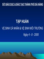Tập huấn vệ sinh