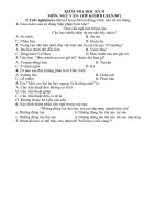 KIỂM TRA HK II MÔN NGỮ VĂN-6