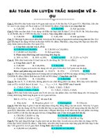 131 CAU HOI TRAC NGHIEM VE RUOU