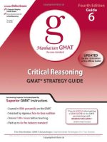 GMAT - the critical reasoning guide 4th edition(2009)