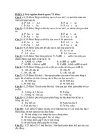 De thi HSGmon Sinh cap huyen 07 - 08