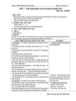 Giáo án Sinh học 7