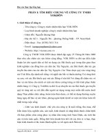 Một số kiến nghị nhằm hoàn thiện công tác hạch toán thành phẩm, tiêu thụ thành  phẩm và xác định kết quả tiêu thụ tại Công ty TNHH YOKĐÔN
