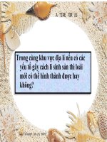 Bài 30 QUÁ TRÌNH HÌNH THÀNH LOÀI tt