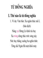 Từ đồng nghĩa