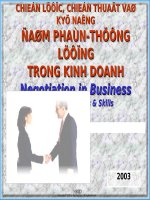 bí quyết dẫn đến thành công trong thương lượng