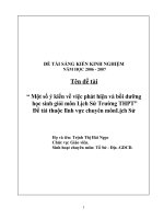 sang kiên kinh nghiệm