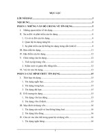 Tín dụng và các hình thức tín dụng trong nền kinh tế thị trường