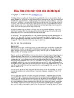 Hãy làm chủ máy tính của ban