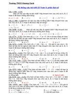 giáo án toán 9 chuẩn t22