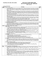 Đáp án đề thi thử ĐH lând 1-2009. Môn Sử khối C