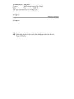 Đề kiểm tra và đáp án Ngữ văn lớp 11