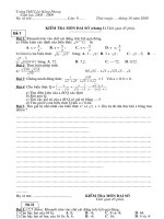 6 đề kiểm tra chương I Đ.số 9 (08-09