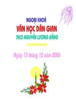 Ngoai khoa VHDG-Lop 6