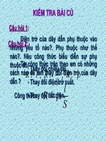 Bài 10: Biến trở-Đện trở dùng trong kỹ thuật