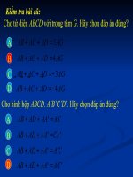 Vecto trong không gian