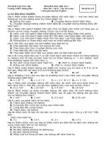 kiểm tra hk lớp 10 cơ bản