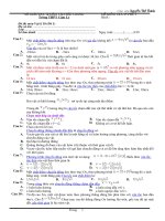 Đề kiểm tra 45 phút lớp 10- NC