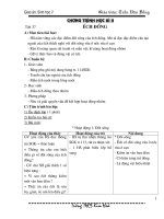 Giáo án Sinh 7 HKII