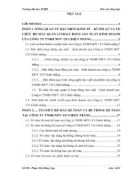 Một số đánh giá về tình hình tổ chức hạch toán kế toán tại Công ty TNHH MTV 153 Chiến Thắng