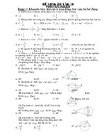 Đề cương ôn thi vào 10(trắc nghiệm)