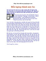 BIẾN LAPTOP THÀNH MÁY FAX