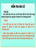 Bài 20. Nguyên tử phân tử chuyển ffộng hay đứng yên