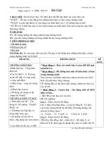 Ôn tập và KT học kì 2