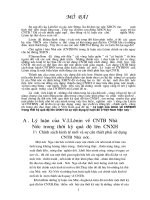 Giải pháp phát triển kinh tế trong thời kì quá độ lên Chủ Nghĩa Xã Hội ởViệt Nam 