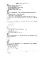 trắc nghiệm sinh 12