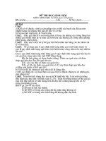 Đề thi HSG sinh 9