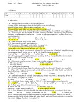 KT I tiết Chương:Sóng - Hạt ánh sáng (ĐA)