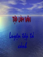 TLV tuần 7 tả cảnh