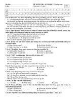 KIỂM TRA 45'''' 12 NÂNG CAO HKII