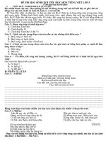 De thi HSG lop 5 Mon TV 2008-2009