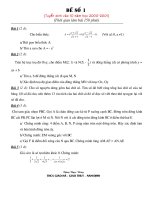 Đề tuyển sinh vào THPT tỉnh NAM ĐỊNH (2000--2010)