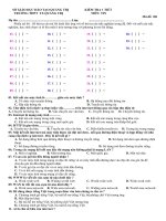 Kiểm tra 1 tiết học kỳ 2