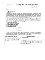 những đứa con trong gia đình