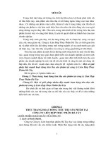 Một số giải pháp đẩy mạnh hoạt động tiêu thụ sản phẩm tại công ty Liên Hợp Thực Phẩm Hà Tây 