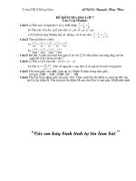 Đề Thi HSG Toán 7 Mói Nhất Truòng THCS Hoòn Châu Yên Lạc VP