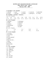 De thi HSG huyen Mai Son- SL Vong II