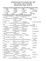 Đề thi HK II (CB)