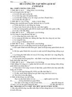 đề cương ôn lịch sử