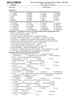 Đề HSG 12 T.Anh số 6 ( có key )