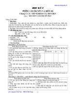 Giáo án Sinh 9 kì I