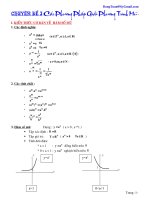 Chuyên đề I các phương pháp giải phương trình mũ