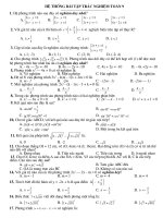 he thong de trac nghiem toan 9