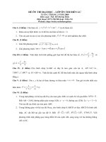 Đề ôn Đại học tuần 2 tháng 3 năm 2009
